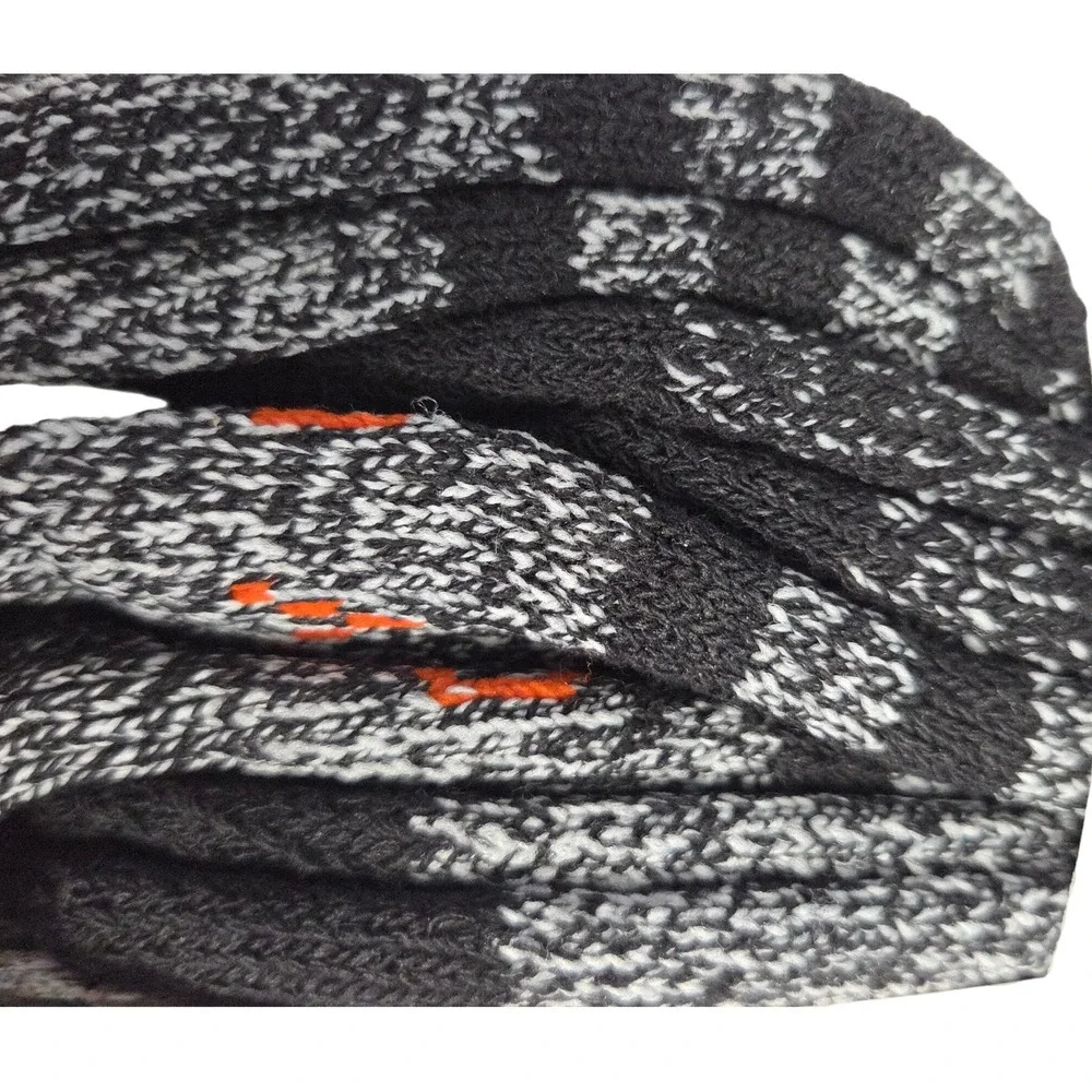 Mossy Oak Heavy Duty Thermal Socks Mens Black Gray 2 Pack Shoe‎ Size 6-12.5 NWT